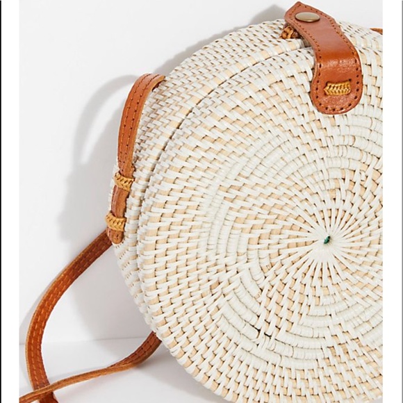 Free People Lovina Straw Crossbody - White - Picture 4 of 8
